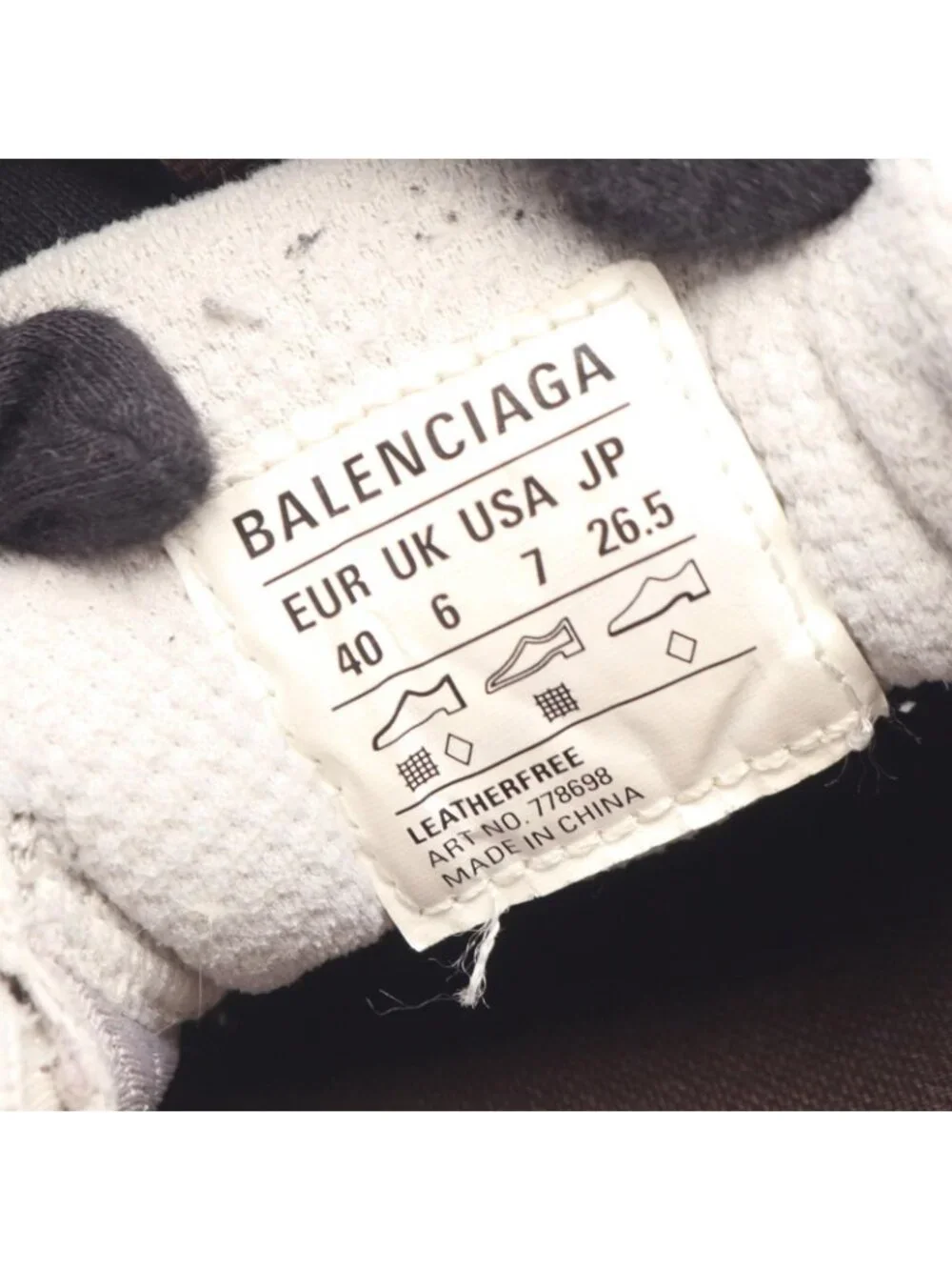 Balenciaga Sneakers Lace Leather